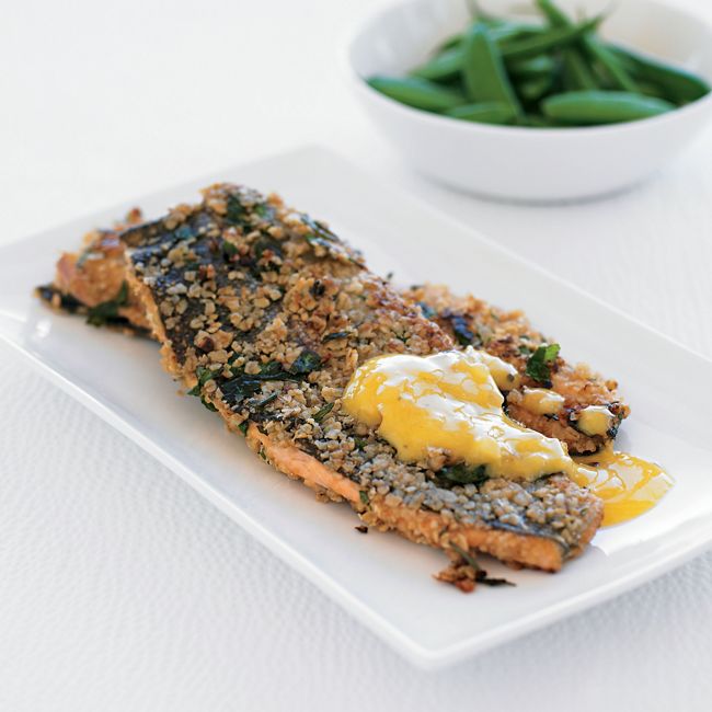 Crusted Trout With Beurre Blanc