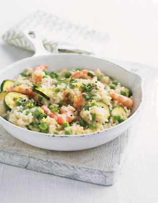 Prawn, Courgette & Pea Risotto