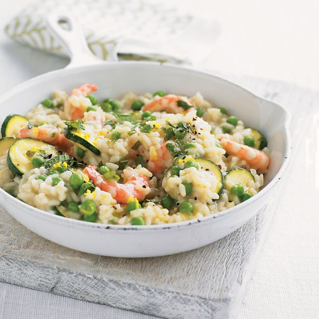 Prawn, Zucchini & Pea Risotto