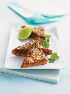 Thai-spiced Prawn Toasts
