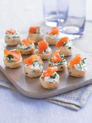 Rosemary Scones & Smoked Trout