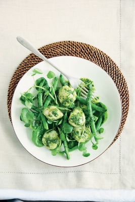 Grilled Scallops With Chermoula Dressing