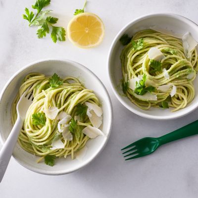 Kids' Green Spaghetti & Cheese