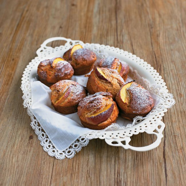 Peach & Brown Sugar Muffins