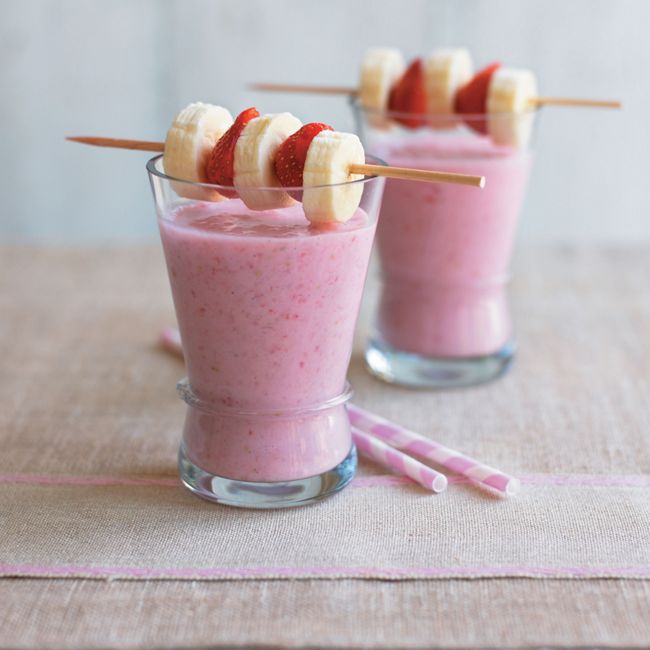 Banana & Strawberry Smoothie
