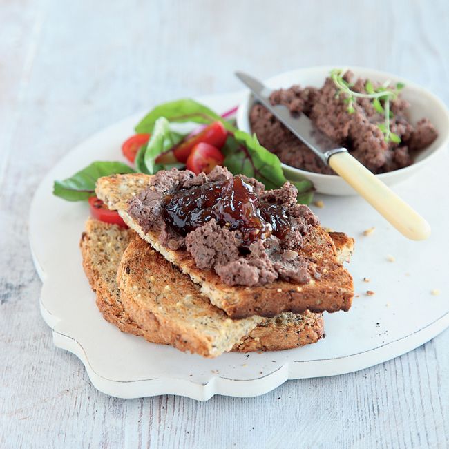 Simple Warm Chicken Liver Pâté