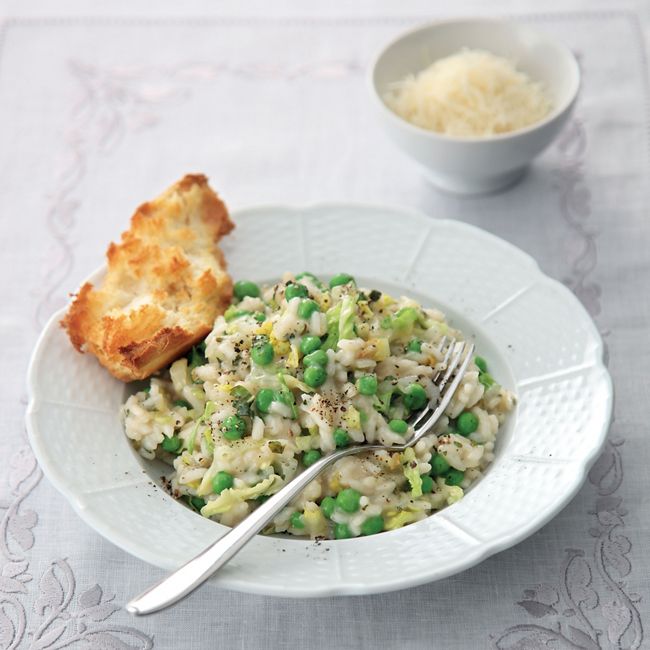 Pea, Parmesan & Mint Risotto