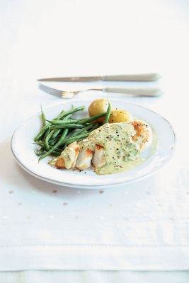 Chicken Breasts With Crème Fraîche & Three-mustard Sauce