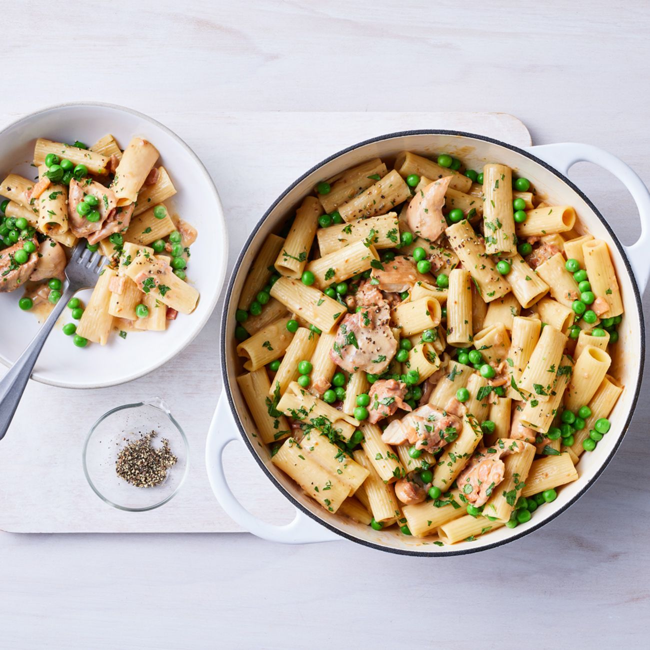Freezer-friendly Creamy Chicken & Bacon Pasta Recipe | Woolworths