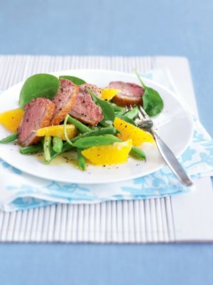 Duck, Clementine & Tatsoi Salad