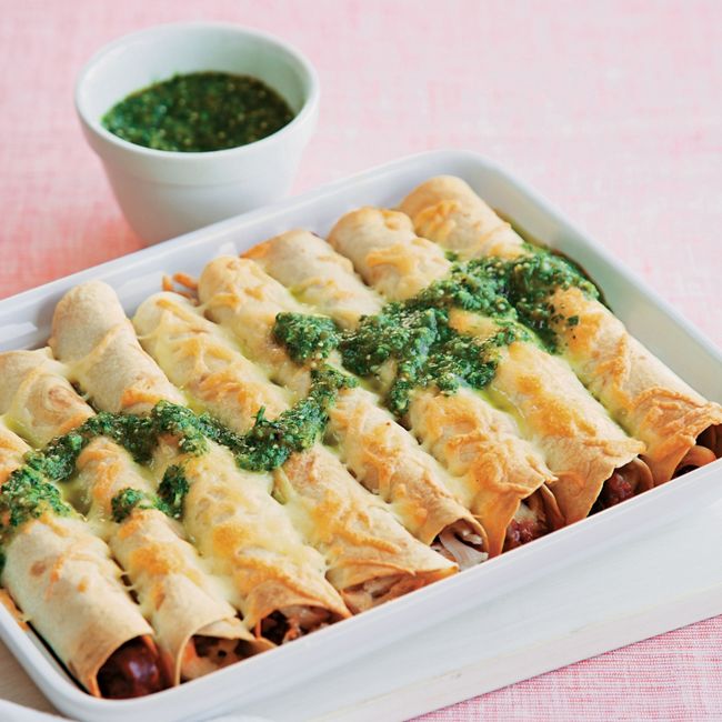 Chicken & Chorizo Enchiladas
