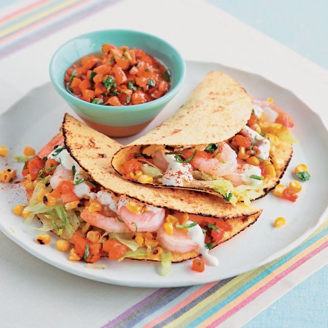 Prawn & Sweetcorn Tacos