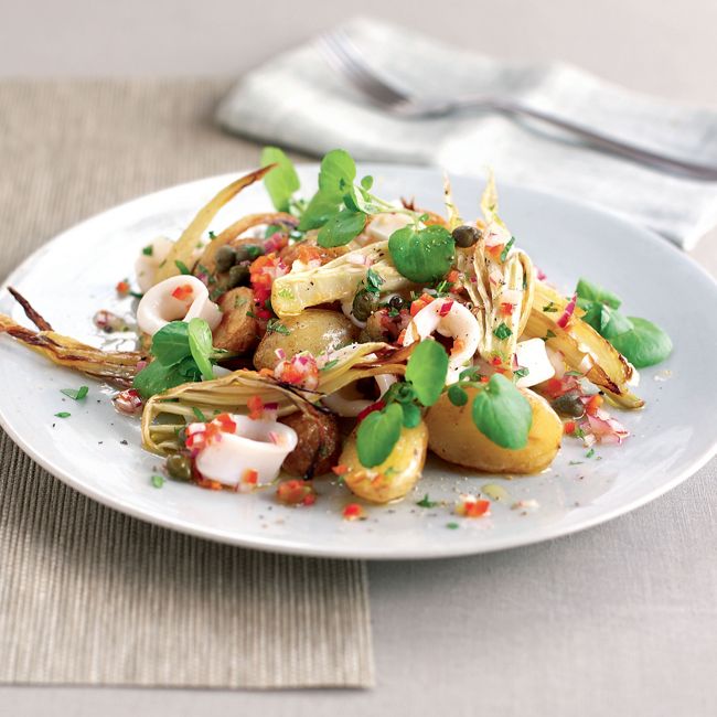 Squid, Fennel & Potato Salad