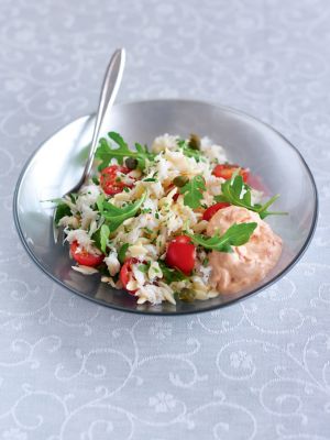 Crab & Orzo Salad