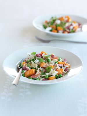 Risoni, Sweet Potato & Bacon Salad