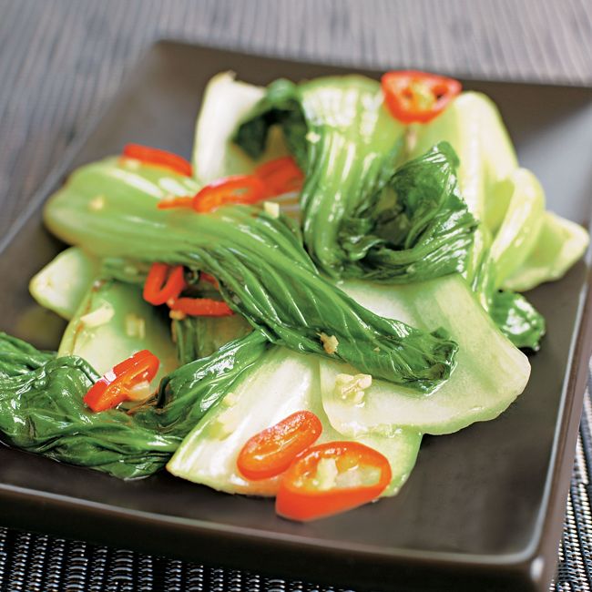 Pak Choi With Chilli & Ginger