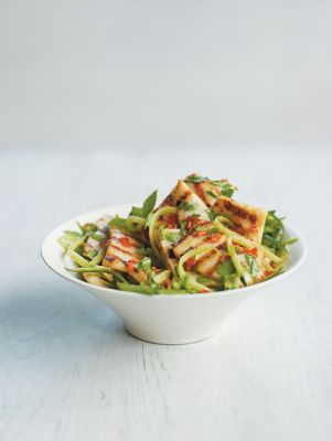 Griddled Piri Piri Squid With Mint And Coriander