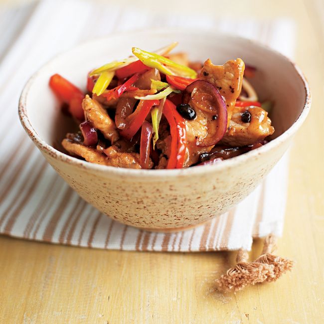 Pork With Black Bean & Chilli