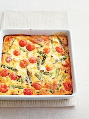 Asparagus, Tomato & Feta Frittata