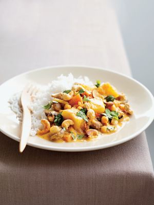 Potato, Chickpea & Cashew Curry
