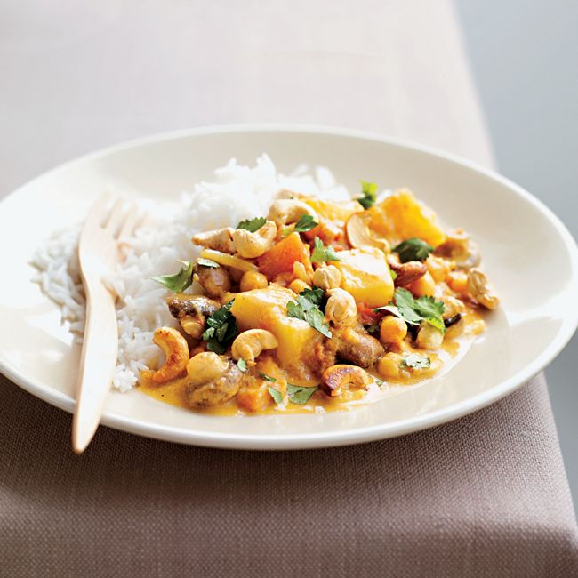 Potato, Chickpea & Cashew Curry