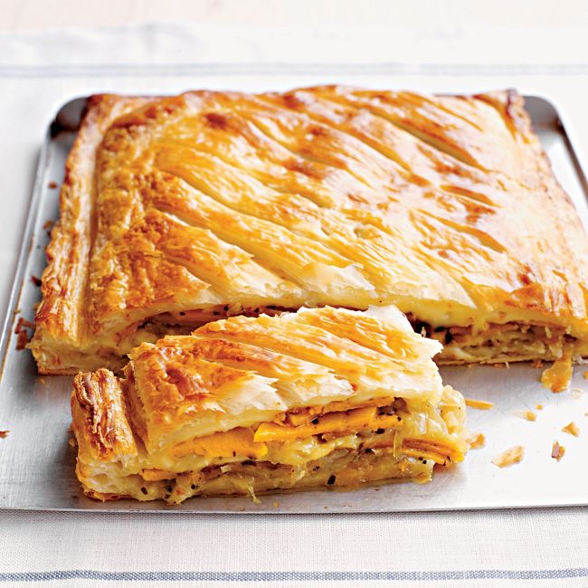 Onion, Pumpkin & Sage Pie