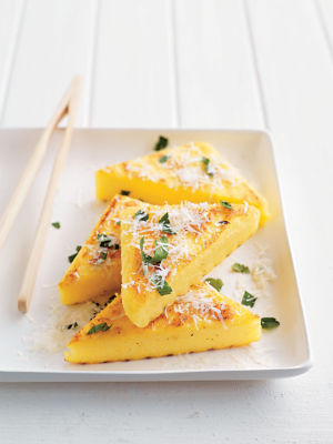 Chargrilled Polenta Triangles