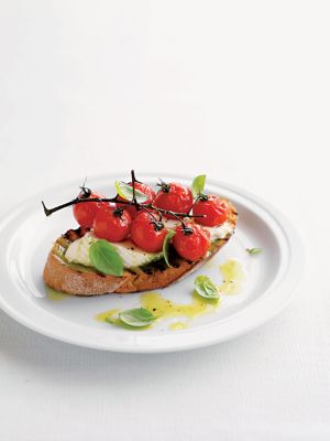 Bruschetta With Tomatoes & Ricotta