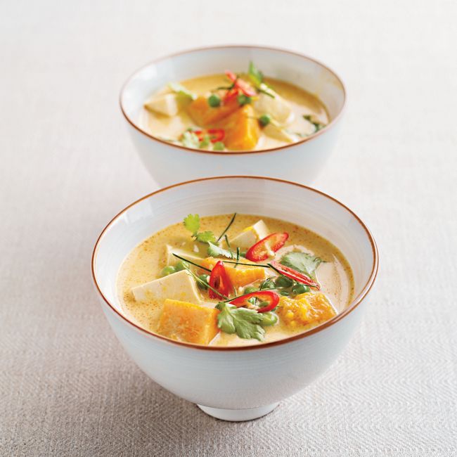 Butternut Squash, Tofu & Pea Curry