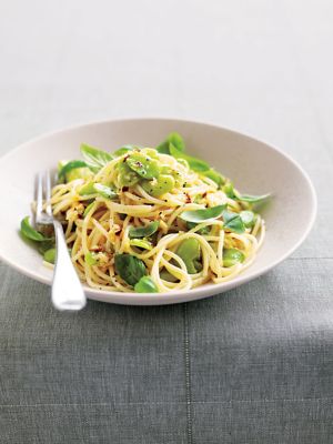 Broad Bean & Lemon Spaghetti