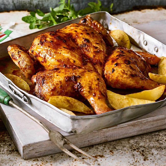 Portuguese Chicken & Potato Tray Bake