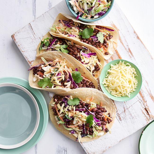 Quick Black-Bean Tacos
