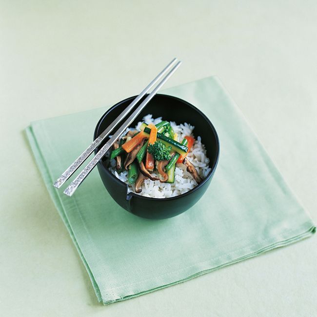 Small Vegetables & Black Mushrooms