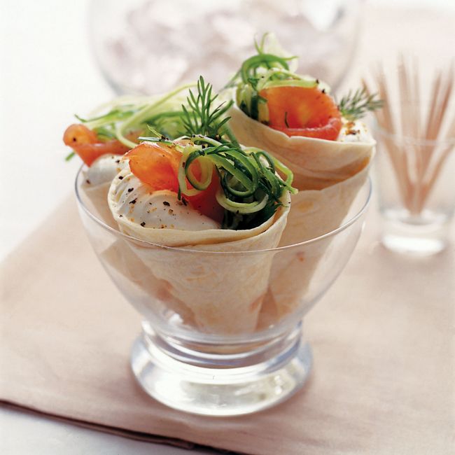 Smoked Salmon Cones