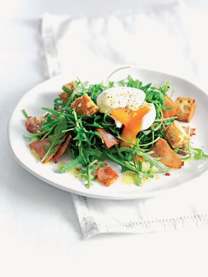 Soft Boiled Egg & Bacon Salad