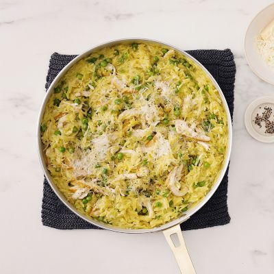 Lemon Chicken & Leek Orzotto