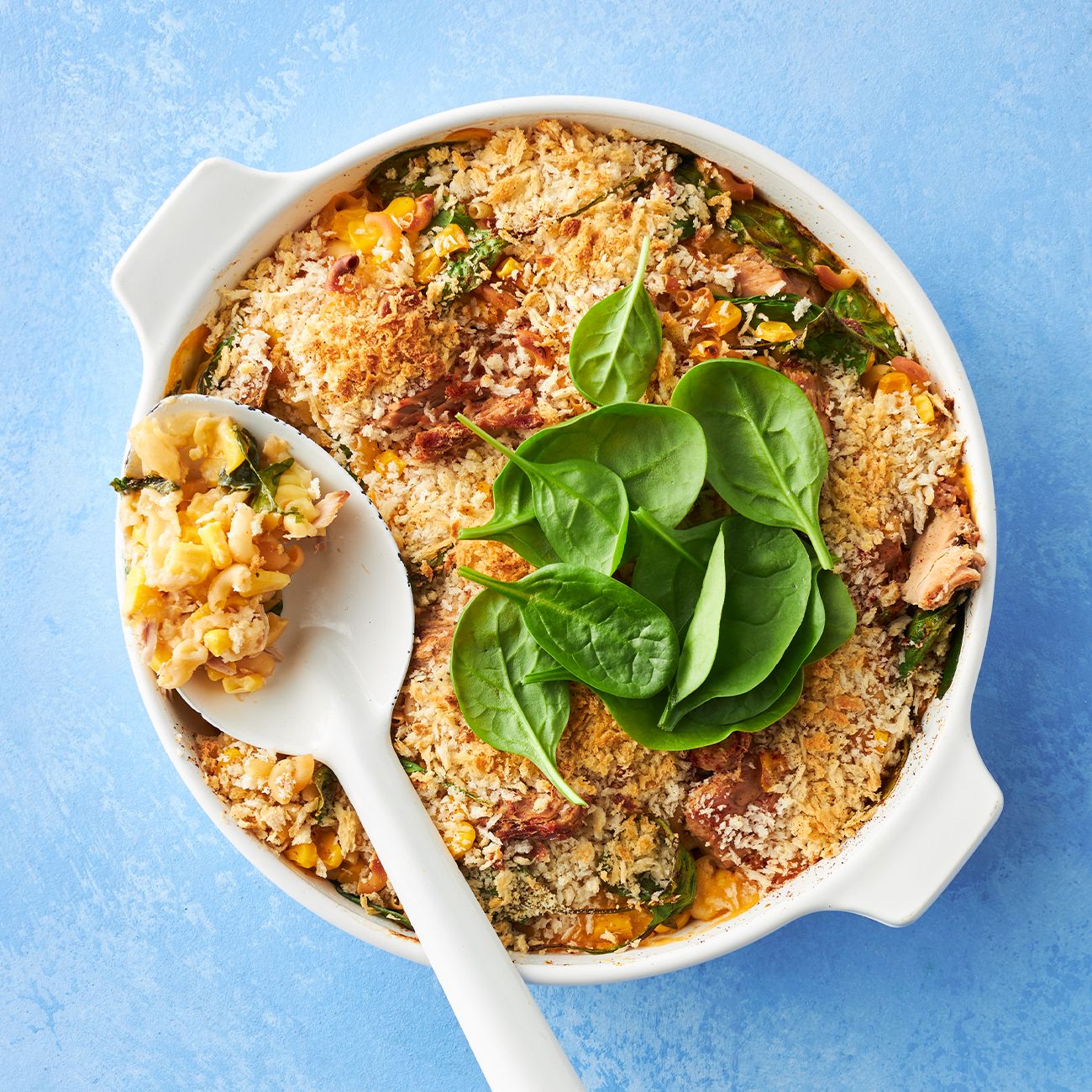 Speedy Tuna Mac and Cheese Bake
