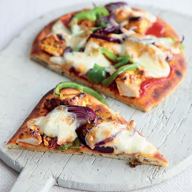 Spiced Chicken Naans