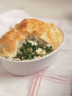 Spinach, Pine Nut & Cheese Filo Pie