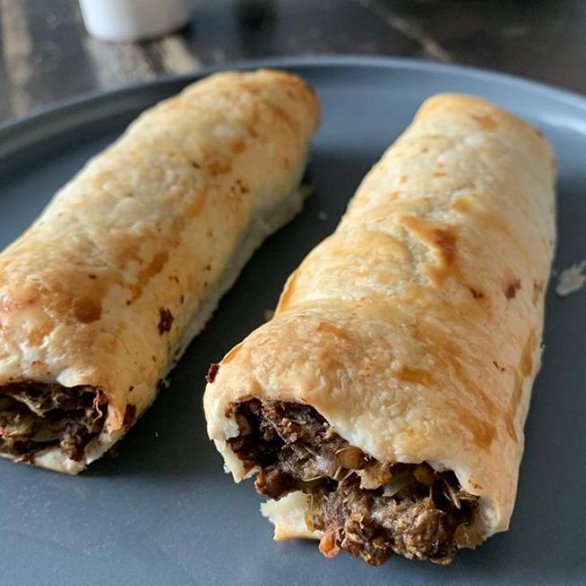 Mushroom Sausage Rolls
