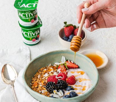 Activia Probiotic Mixed Berry Smoothie Bowl