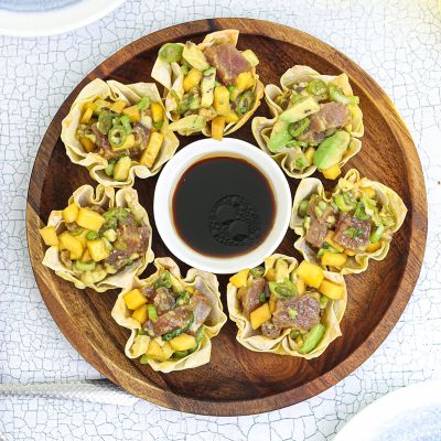 Ahi Tuna Poke Cups