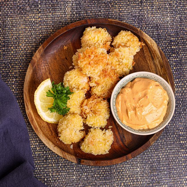 Air Fryer Coconut Crusted Prawns