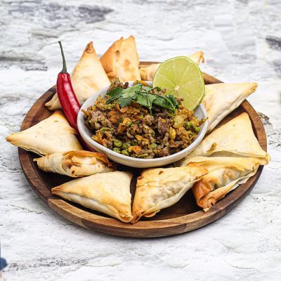 Air Fryer Lamb Samosas