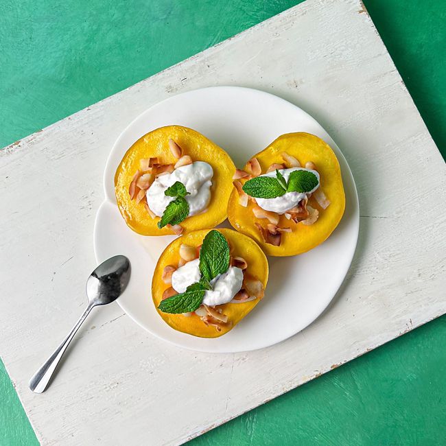 Air-Fryer Mango Split