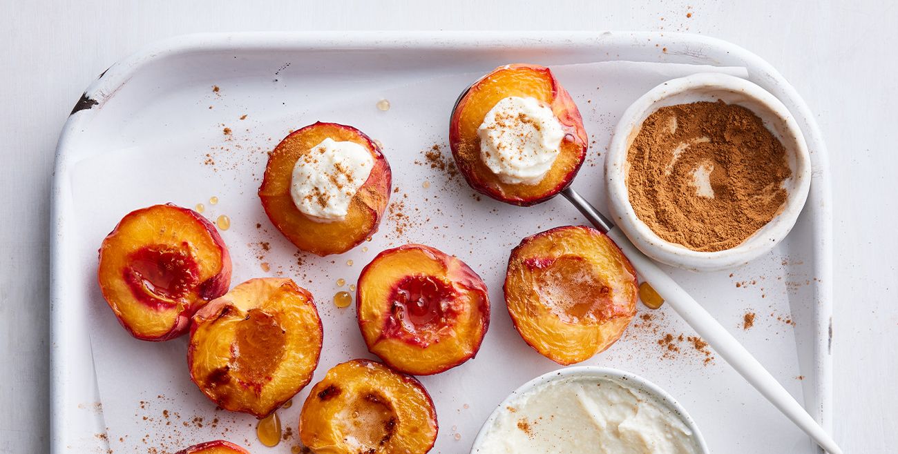 Air Fryer Peaches 