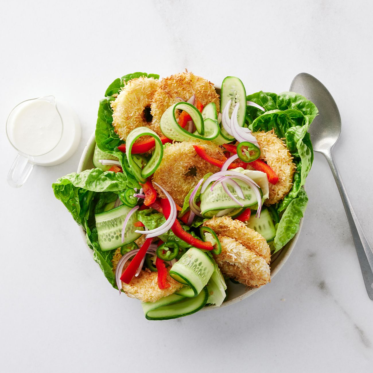 Air fryer Pina Colada Salad