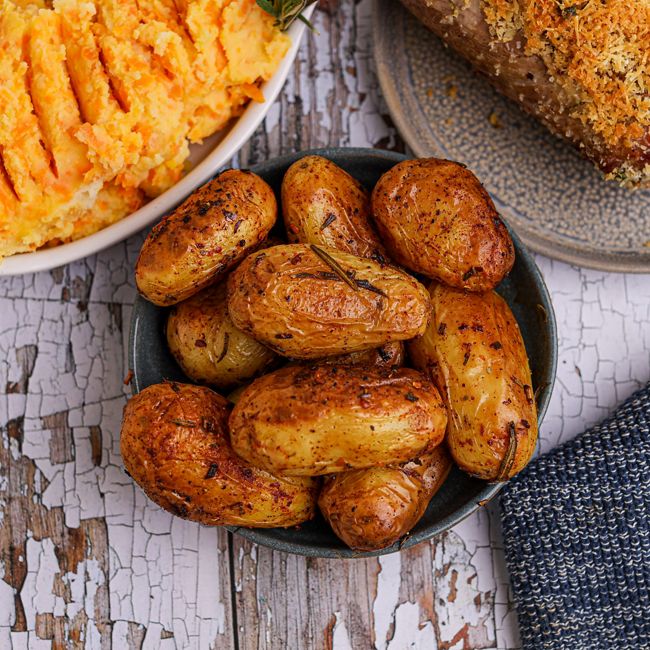 Air Fryer Roasted Baby Potatoes