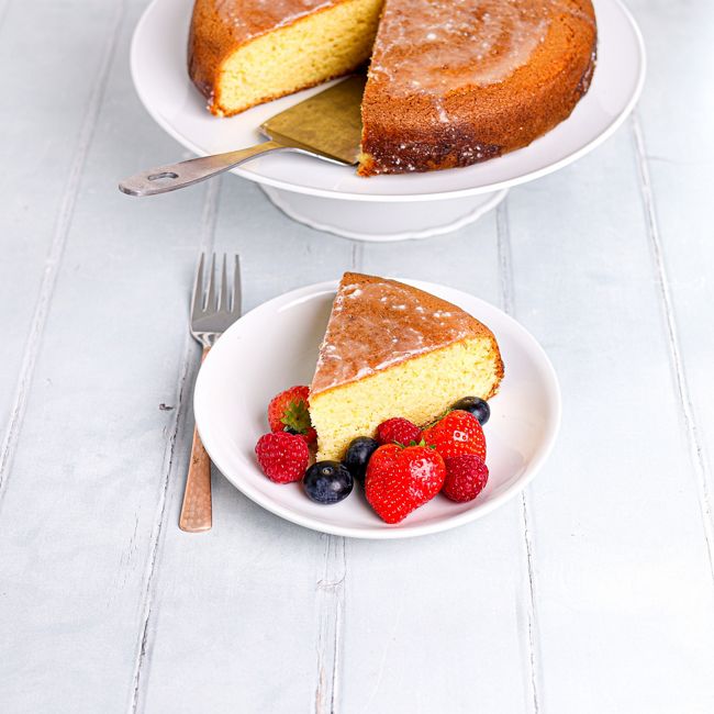 Almond & Orange Sponge with Lime Syrup