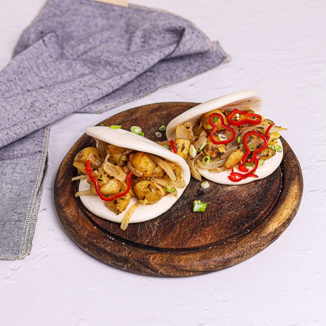 Aloo Masala Steamed Stuffed Buns